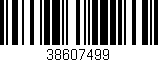 Código de barras (EAN, GTIN, SKU, ISBN): '38607499'
