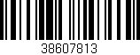 Código de barras (EAN, GTIN, SKU, ISBN): '38607813'