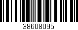 Código de barras (EAN, GTIN, SKU, ISBN): '38608095'