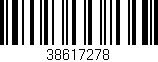 Código de barras (EAN, GTIN, SKU, ISBN): '38617278'