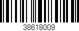 Código de barras (EAN, GTIN, SKU, ISBN): '38618009'