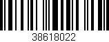Código de barras (EAN, GTIN, SKU, ISBN): '38618022'