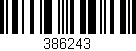 Código de barras (EAN, GTIN, SKU, ISBN): '386243'