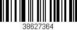 Código de barras (EAN, GTIN, SKU, ISBN): '38627364'