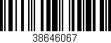 Código de barras (EAN, GTIN, SKU, ISBN): '38646067'
