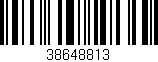 Código de barras (EAN, GTIN, SKU, ISBN): '38648813'