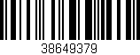 Código de barras (EAN, GTIN, SKU, ISBN): '38649379'