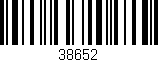 Código de barras (EAN, GTIN, SKU, ISBN): '38652'