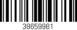 Código de barras (EAN, GTIN, SKU, ISBN): '38659981'