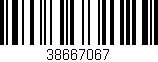 Código de barras (EAN, GTIN, SKU, ISBN): '38667067'