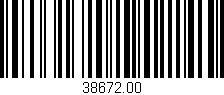 Código de barras (EAN, GTIN, SKU, ISBN): '38672.00'
