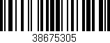 Código de barras (EAN, GTIN, SKU, ISBN): '38675305'