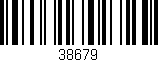 Código de barras (EAN, GTIN, SKU, ISBN): '38679'