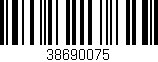 Código de barras (EAN, GTIN, SKU, ISBN): '38690075'