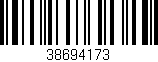 Código de barras (EAN, GTIN, SKU, ISBN): '38694173'