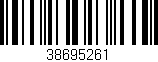 Código de barras (EAN, GTIN, SKU, ISBN): '38695261'