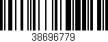 Código de barras (EAN, GTIN, SKU, ISBN): '38696779'