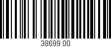 Código de barras (EAN, GTIN, SKU, ISBN): '38699.00'