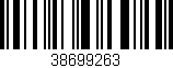 Código de barras (EAN, GTIN, SKU, ISBN): '38699263'