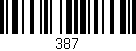 Código de barras (EAN, GTIN, SKU, ISBN): '387'
