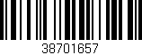 Código de barras (EAN, GTIN, SKU, ISBN): '38701657'