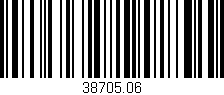 Código de barras (EAN, GTIN, SKU, ISBN): '38705.06'