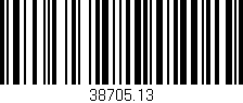 Código de barras (EAN, GTIN, SKU, ISBN): '38705.13'