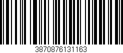 Código de barras (EAN, GTIN, SKU, ISBN): '3870876131163'