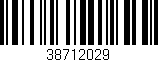 Código de barras (EAN, GTIN, SKU, ISBN): '38712029'