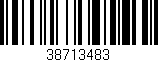Código de barras (EAN, GTIN, SKU, ISBN): '38713483'