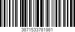 Código de barras (EAN, GTIN, SKU, ISBN): '3871533781981'