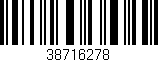 Código de barras (EAN, GTIN, SKU, ISBN): '38716278'