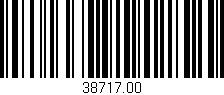 Código de barras (EAN, GTIN, SKU, ISBN): '38717.00'