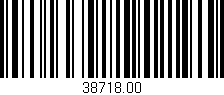 Código de barras (EAN, GTIN, SKU, ISBN): '38718.00'