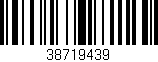 Código de barras (EAN, GTIN, SKU, ISBN): '38719439'