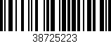 Código de barras (EAN, GTIN, SKU, ISBN): '38725223'