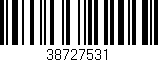 Código de barras (EAN, GTIN, SKU, ISBN): '38727531'