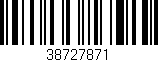 Código de barras (EAN, GTIN, SKU, ISBN): '38727871'