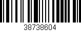Código de barras (EAN, GTIN, SKU, ISBN): '38738604'