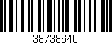 Código de barras (EAN, GTIN, SKU, ISBN): '38738646'