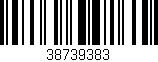 Código de barras (EAN, GTIN, SKU, ISBN): '38739383'