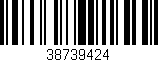 Código de barras (EAN, GTIN, SKU, ISBN): '38739424'