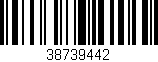 Código de barras (EAN, GTIN, SKU, ISBN): '38739442'