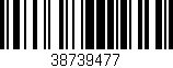 Código de barras (EAN, GTIN, SKU, ISBN): '38739477'