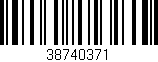 Código de barras (EAN, GTIN, SKU, ISBN): '38740371'
