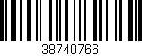 Código de barras (EAN, GTIN, SKU, ISBN): '38740766'