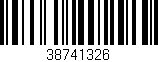 Código de barras (EAN, GTIN, SKU, ISBN): '38741326'