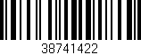 Código de barras (EAN, GTIN, SKU, ISBN): '38741422'