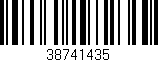 Código de barras (EAN, GTIN, SKU, ISBN): '38741435'