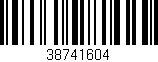 Código de barras (EAN, GTIN, SKU, ISBN): '38741604'